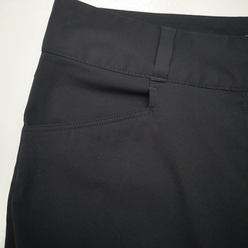 Adidas Brand Ladies Size 8 Black Bermuda Length Active Shorts - Picture 5 of 11